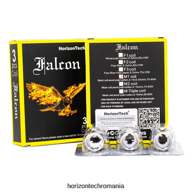 HorizonTech Falcon bobine (pachet de 3) bobină de plasă m1 0,15 ohmi VHRZ162 - HorizonTech Vape Kit