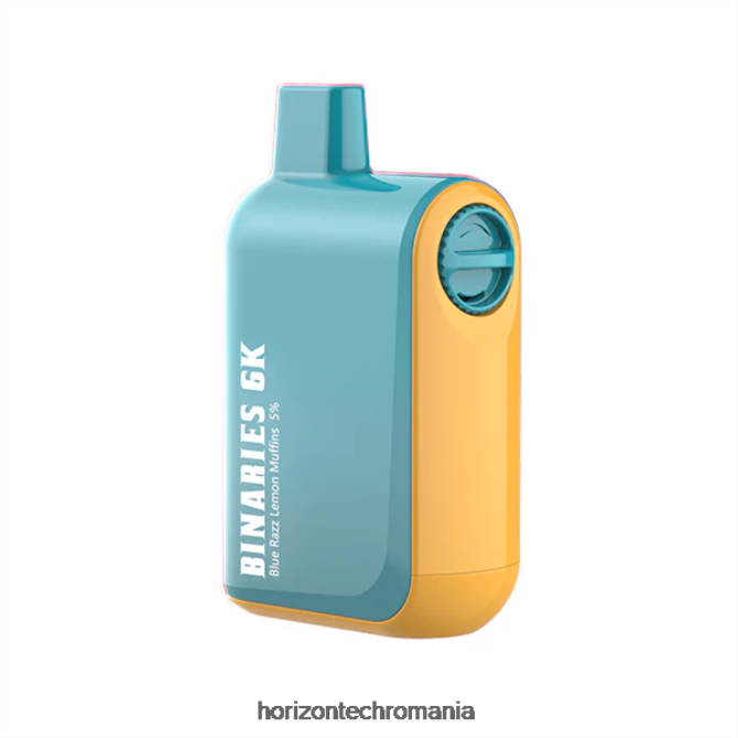 HorizonTech Binaries Cabin 15 ml de unică folosință brioșe blue razz lemon VHRZ33 - HorizonTech Disposable Vape