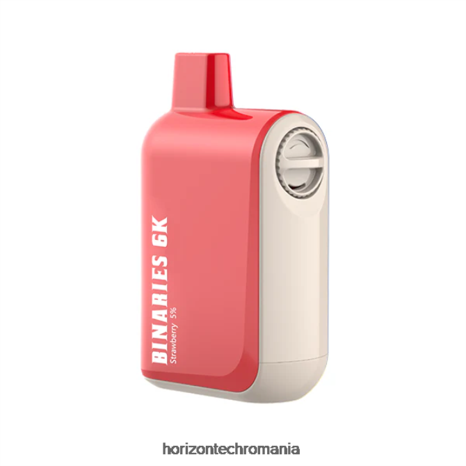 HorizonTech Binaries Cabin 15 ml de unică folosință căpșună VHRZ25 - Horizon Tech Company