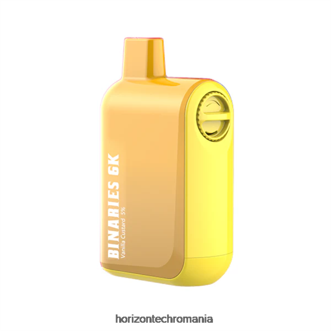 HorizonTech Binaries Cabin 15 ml de unică folosință crema de vanilie VHRZ45 - Horizon Tech Company