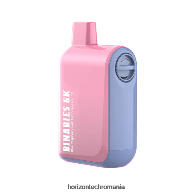 HorizonTech Binaries Cabin 15 ml de unică folosință gheață de limonadă roz zmeură albastră VHRZ32 - HorizonTech Vape Kit