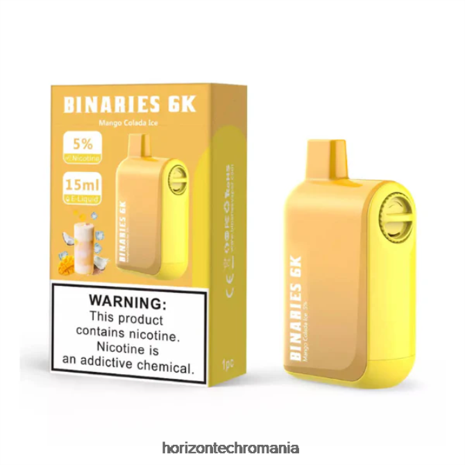 HorizonTech Binaries Cabin 15 ml de unică folosință gheata de mango colada VHRZ49 - Horizon Tech Vape Coils