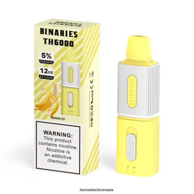 HorizonTech Binaries Cabin th6000 de unică folosință 12 ml gheata de banane VHRZ97 - HorizonTech Bucharest