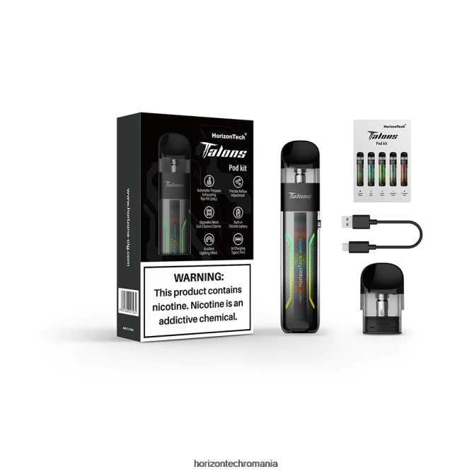 HorizonTech Talons trusa de pornire argint la miezul nopții VHRZ200 - HorizonTech Vape Romania