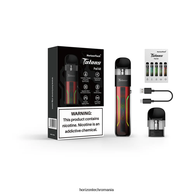 HorizonTech Talons trusa de pornire roșu cinabru VHRZ202 - Horizon Tech Coils